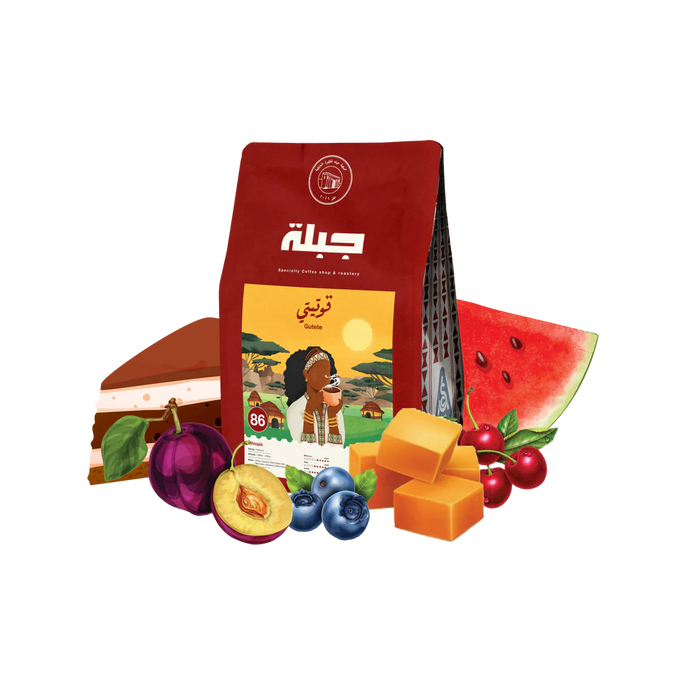 محمصة جبلة - اثيوبيا قوتيتي 250 جرام لتحضير الفلتر و الاسبريسو و تحضير الحليب