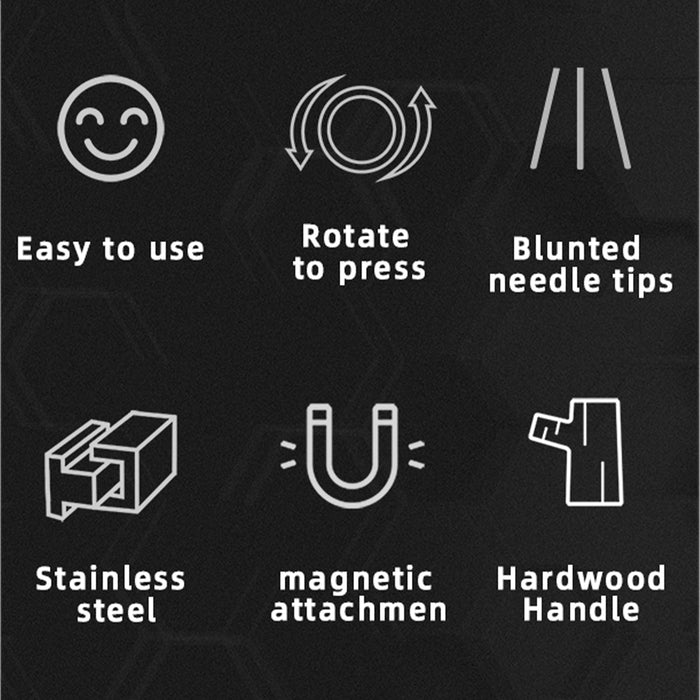 HiBREW Master Rotary WDT Coffee Distributor – 58mm – Magnetic Needle Distribution Tool – Hardwood Handle