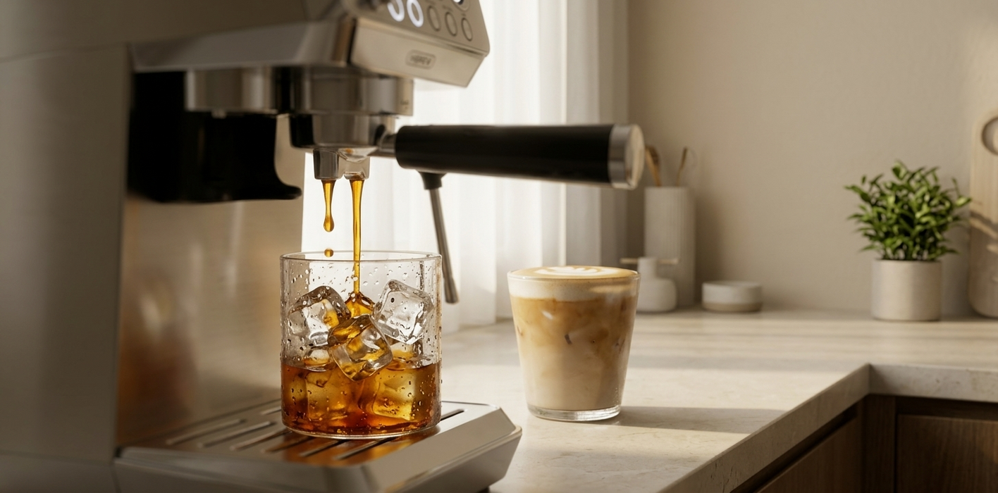 HiBREW H7 Lite All-in-One Espresso Machine with Built-In Grinder