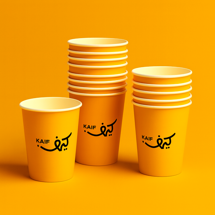 KAIF Paper Cups 20 Pieces 8 OZ | أكواب كيف الورقية 20 حبة 8 أونص