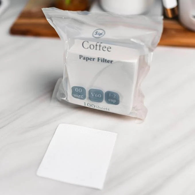SIP V60 Paper Filter Size 00 – 100 Sheets | فلتر V60 SIP مقاس 00 – 100 فلتر