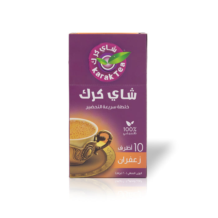 Karak Tea Unsweetened Saffron – 10 Sachets (140 g)