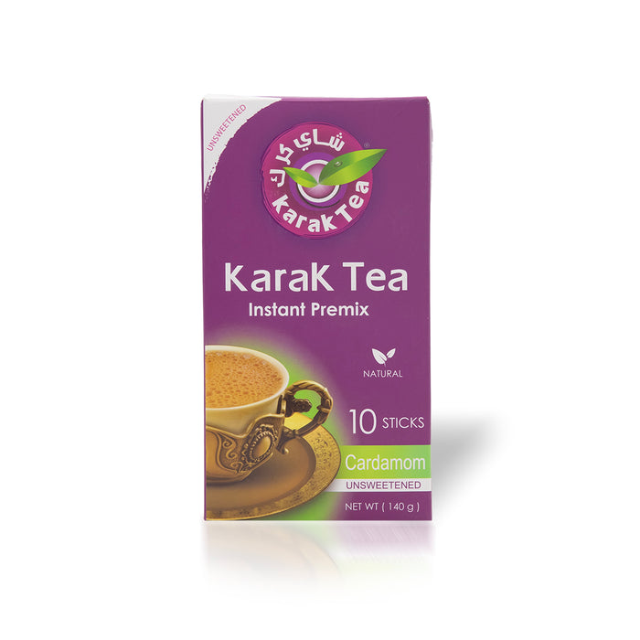 Karak Tea Cardamom Instant Premix Unsweetened – 10 Sachets × 14 g