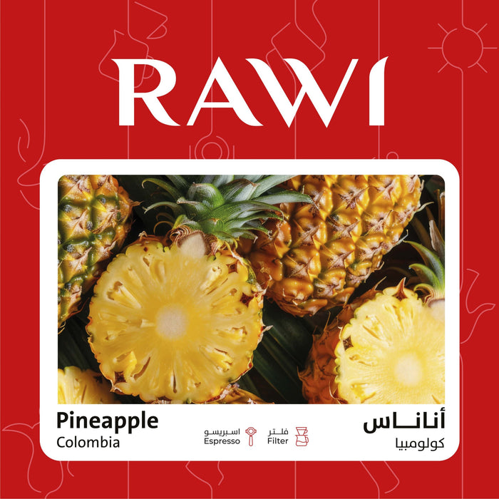 Rawi Coffee - Colombia Pineapple 250 g Filter & Espresso Preparations