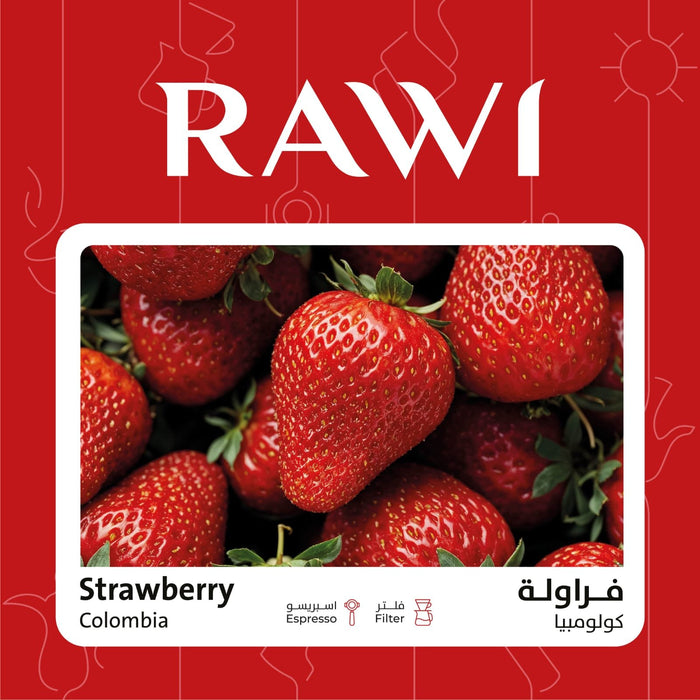 Rawi Coffee - Colombia Strawberry 250 g Filter & Espresso Preparations