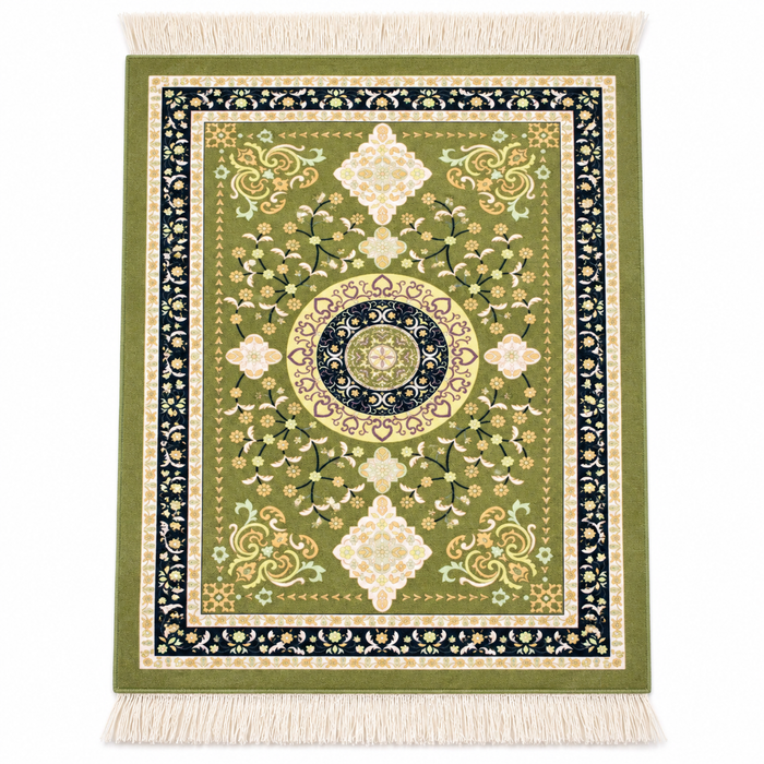 Carpet-shaped coffee coaster, 18 x 23 cm