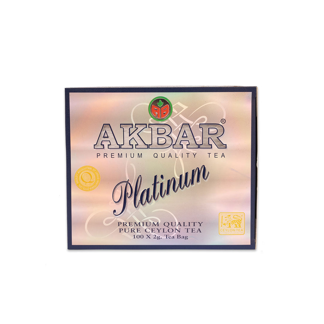 أكبر - شاي أسود بلاتيني 100 كيس | Akbar - Black Platinum Tea 100 Bags