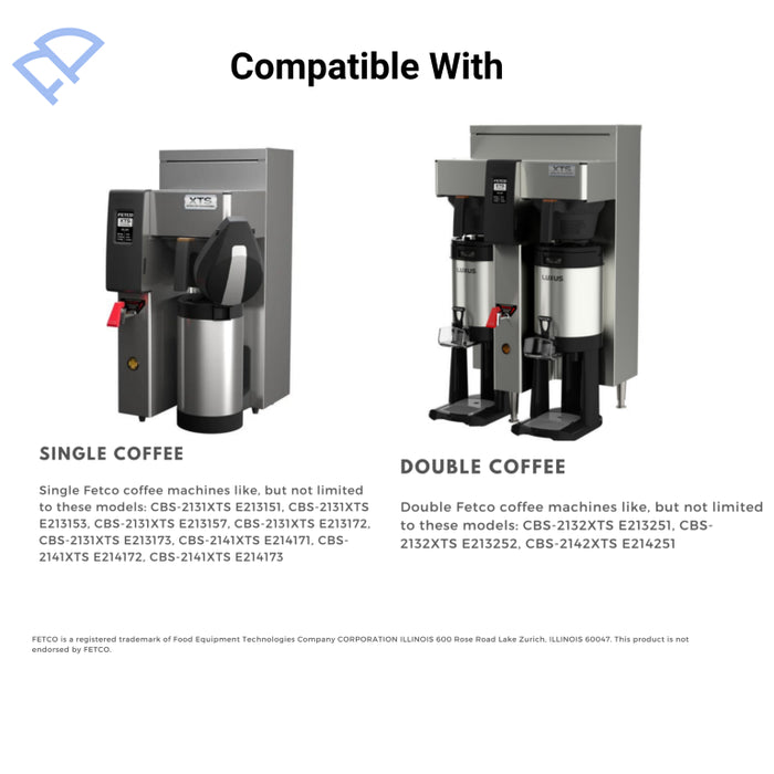 FLTR PUR FPCFF002 13" × 5" Coffee Filters – 250 Pack