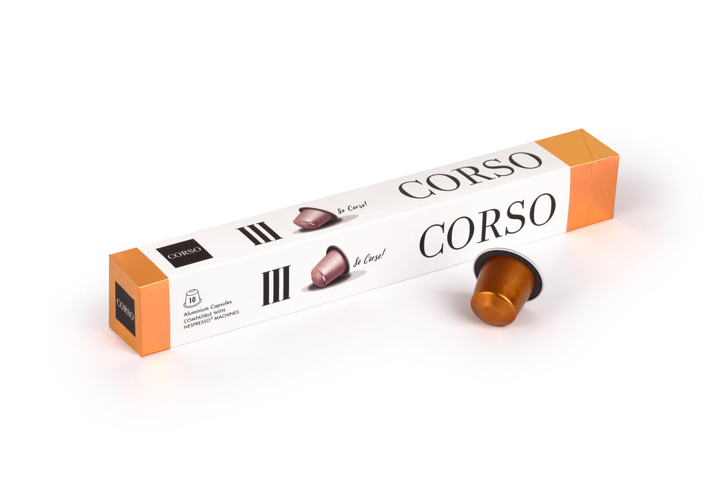 CORSO - III Bronze Nespresso® Compatible Aluminum Capsule