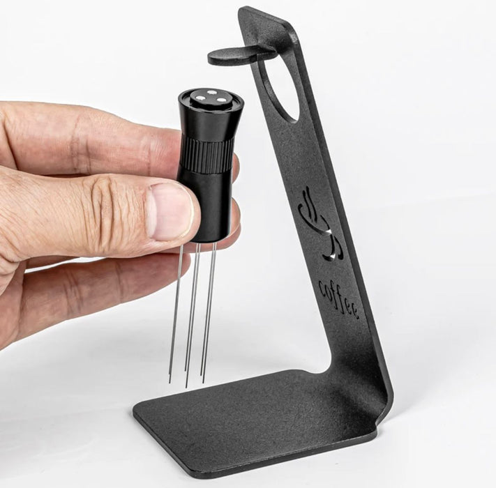 Mod - WDT Tool Espresso Distributor – Black with Holder