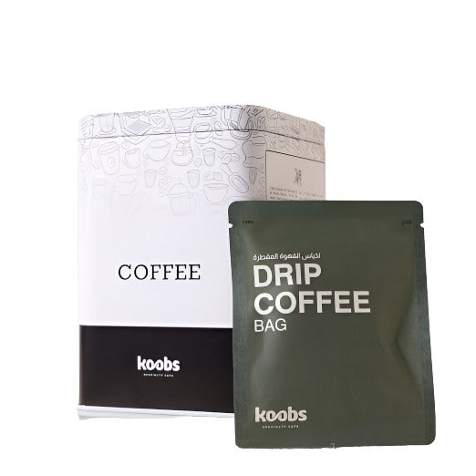 Koobs - Colombia  Cauca Totuma Castill Filter Coffee Bags 12 Bag | كوبز - أكياس القهوة المفلترة من كولومبيا كاوكا توتوما كاستيل