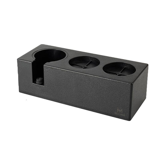 MUVNA Coffee Tamping Station – Black | قاعدة كبس القهوة موفنا مع حامل أدوات – أسود