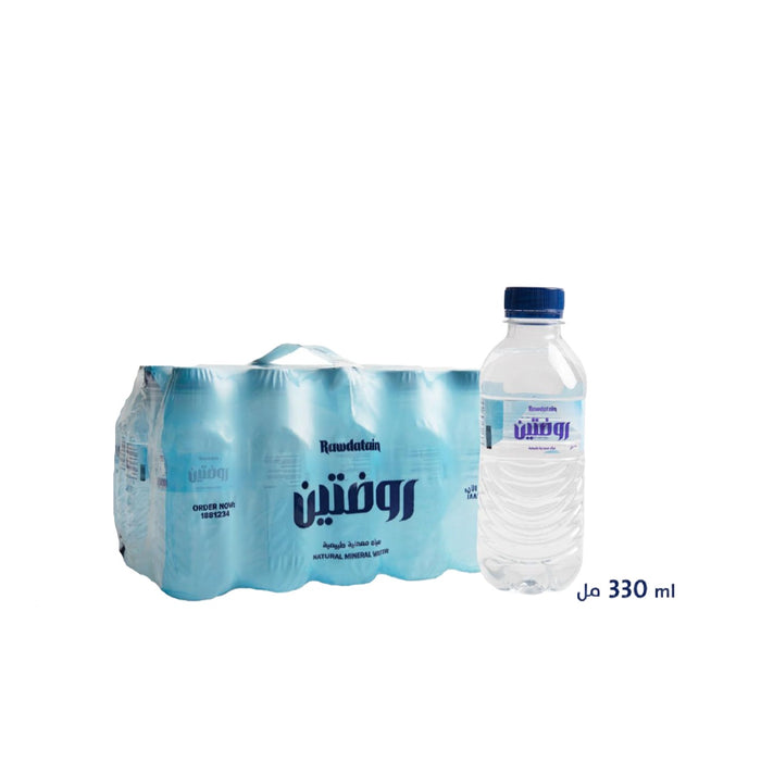 Rawdatain - Natural Mineral Water 20 X 330 Ml | روضتين - مياه معدنية طبيعية 20 × 330 مل