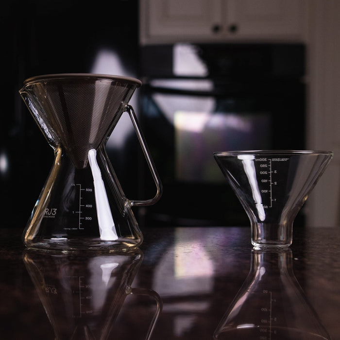 Pour Over Coffee Maker W/Filter - Ovalware