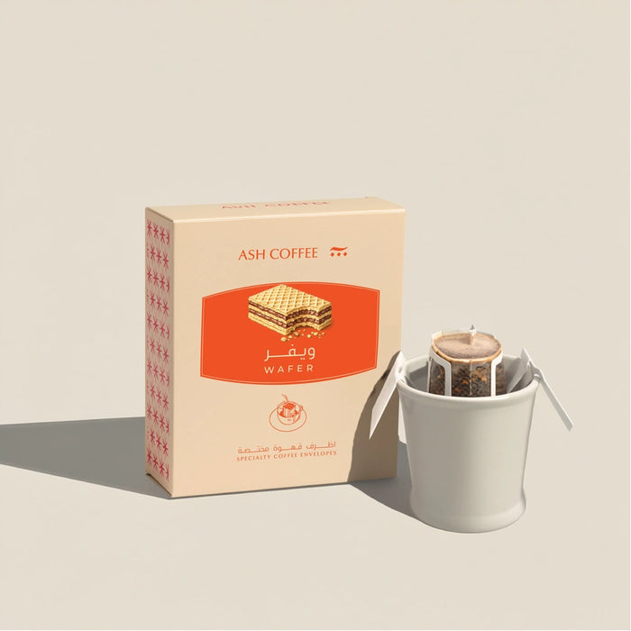 Ash Coffee – Wafer | 5 Specialty Drip Coffee Sachets