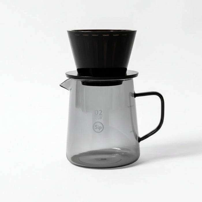 SIP Crystal B75 Dark Pour Over Coffee Set |مجموعة SIP كريستال B75 داكن لتحضير القهوة المقطرة