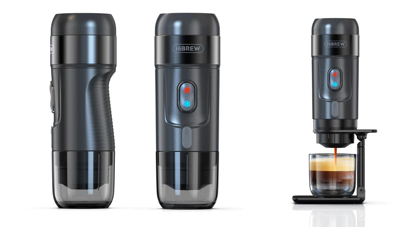HiBrew - Portable 3in1 coffee machine H4A - Black | جهاز قهوة متنقل 3 في 1 - اسود