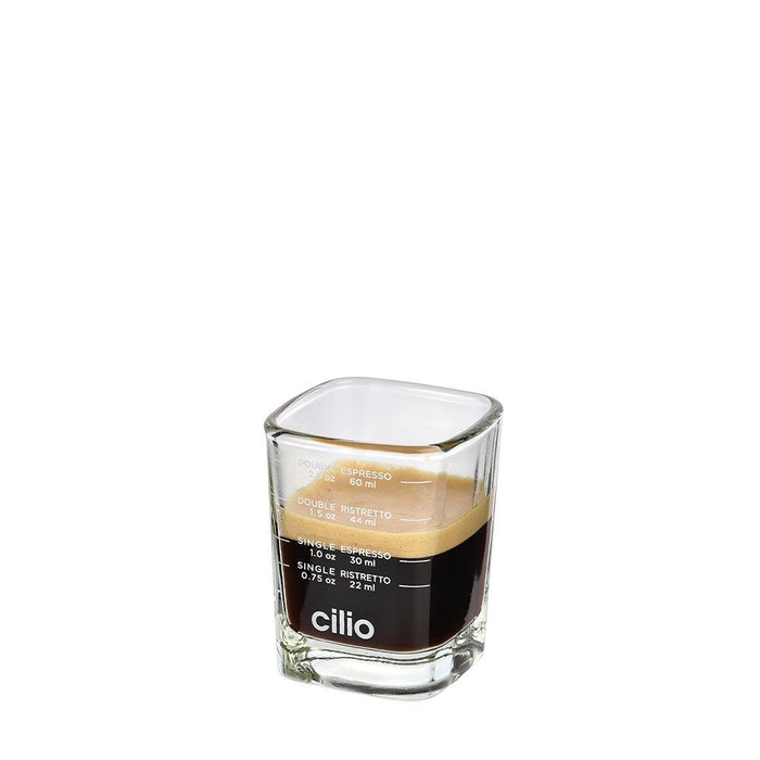 Cilio - Coffee Culture - Espresso Shot Glass 60 ml | سيليو - ثقافة القهوة - كوب اسبريسو شوت زجاج 60 مل