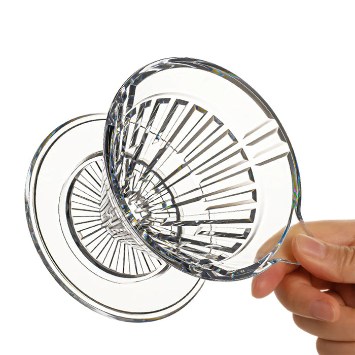 TIMEMORE - Crystal Eye Turbo Dripper PCTG Transparent 01 | 01 تايم مور - قمع كريستال آي تيربو شفاف