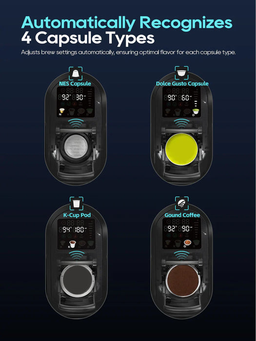 HiBREW H6 Multi-Capsule Coffee Maker 1.5L 1450W