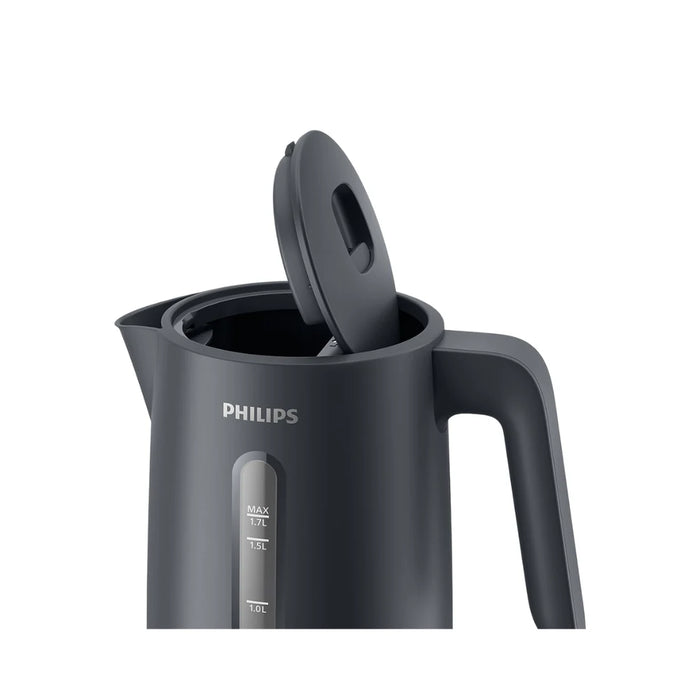 Philips - 1000 Series Electric Kettle – 1.7L, Charcoal Grey (HD9314/90)