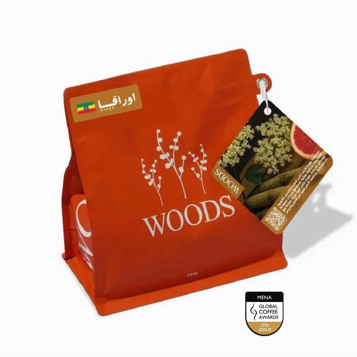 WOODS- Ethiopia URAGA 250g espresso & filter preparation