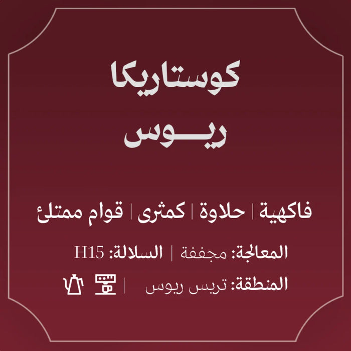 محمصة عبلة - كوستاريكا ريوس 250 جرام لتحضير فلتر واسبريسو