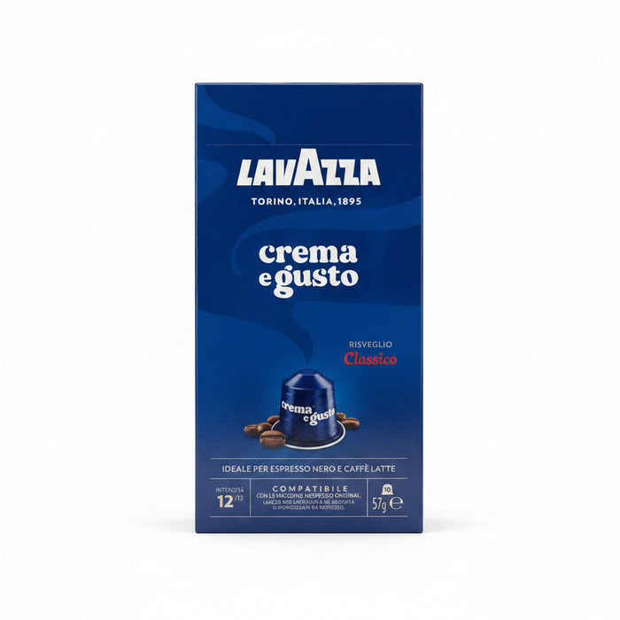 Lavazza - Nespresso Capsules Crema egusto Classico - 10 capsules | لافازا - كبسولات نيسبريسو كريمة غوستو كلاسيك - 10 كبسولات