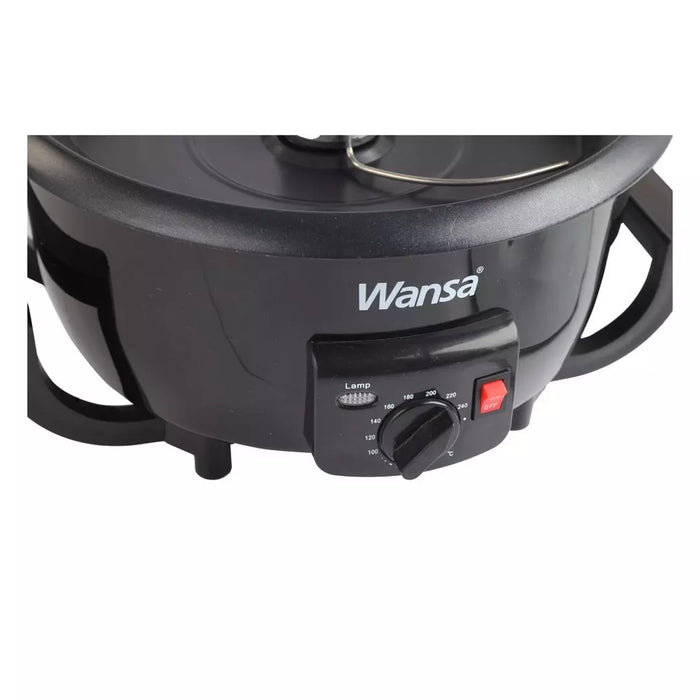 Wansa - Coffee Roaster 2L Black | ونسا - محمصة القهوة 2 لتر أسود