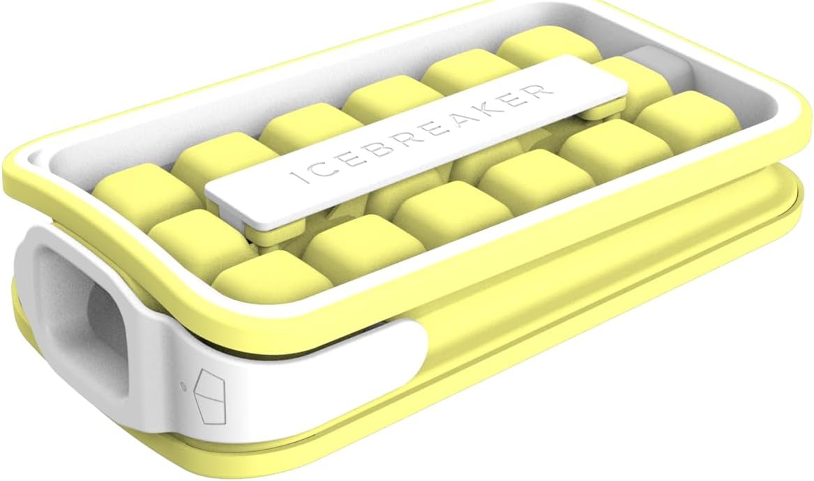 Ice Breaker Pop Ice Cube Tray –  pale lemon | قوالب ثلج Ice Breaker Pop – أصفر ليموني باهت