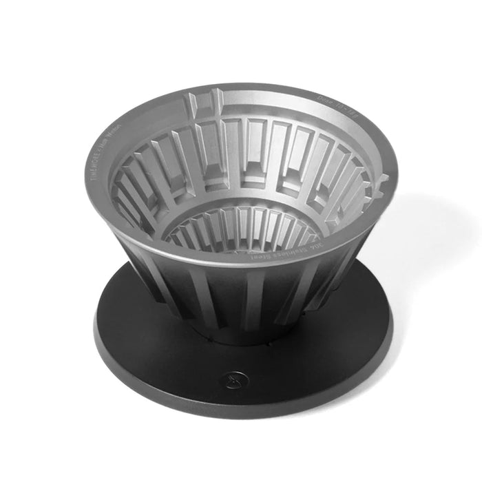 Time more - Crystal Eye VECTOR Dripper 01 – Stainless Steel | مقطر Time more Crystal Eye VECTOR 01 – ستانلس ستيل