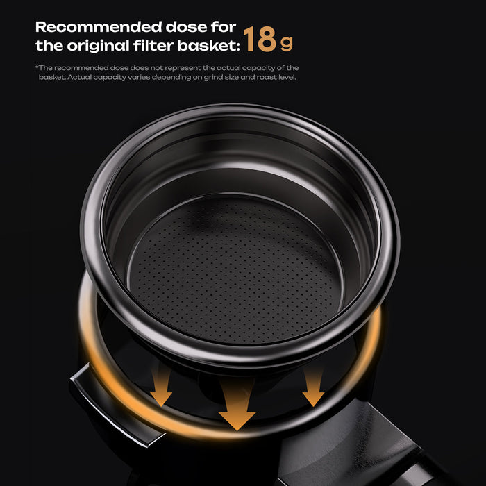 HiBREW Magician 2 in 1 Dual - ear portafilter for h21 espresso machine (58mm)