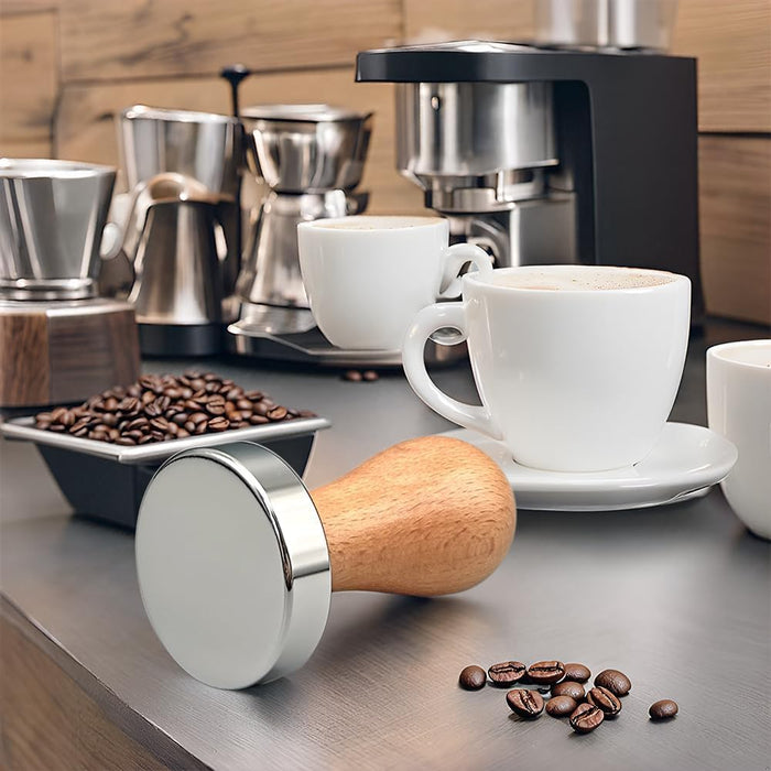 MIBRU - 51mm  coffee Wooden tamper