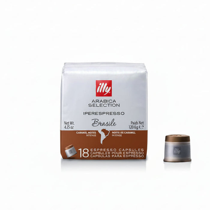 illy IperEspresso Arabica Selection Brasile Coffee Capsules 18pcs