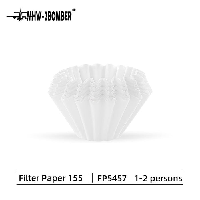 3 Bomber - Cake Shaped Paper Filter 50pcs  155 size