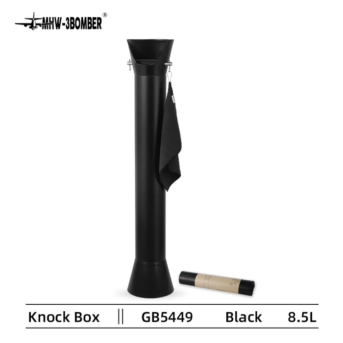 3 Bomber - Coffee Knock Box 8.5 L Black | صندوق طرق مهملات القهوة 8.5 لتر اسود