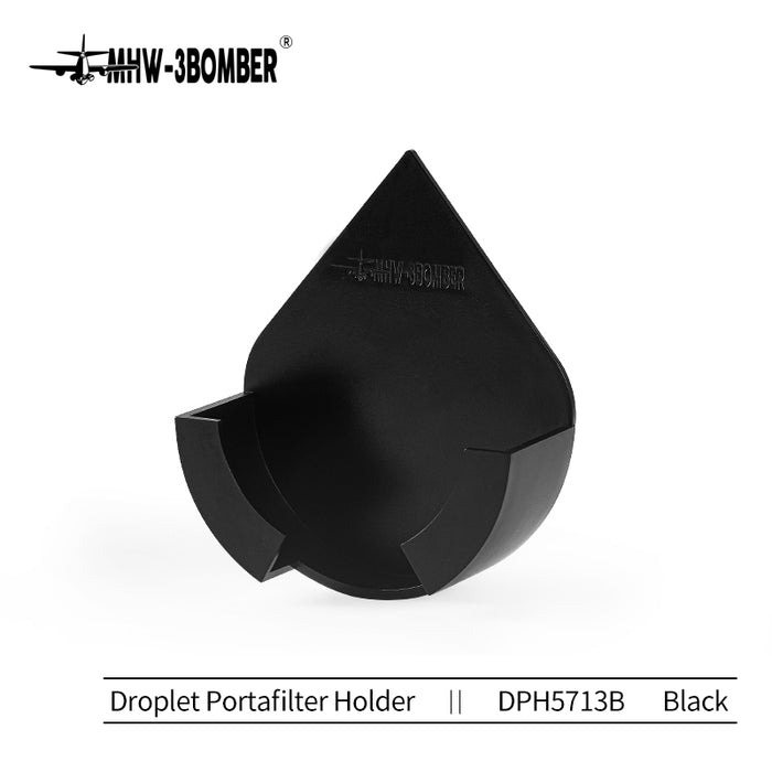 3 Bomber - Droplet Portafilter Rack Black