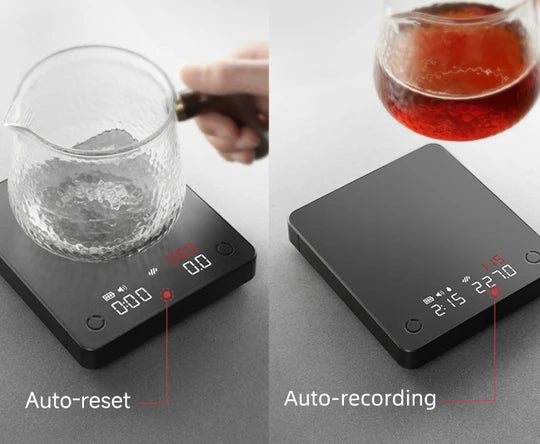 ZeroHero Mini Smart Coffee Scale – 0.1g – Espresso & Pour-Over – Black
