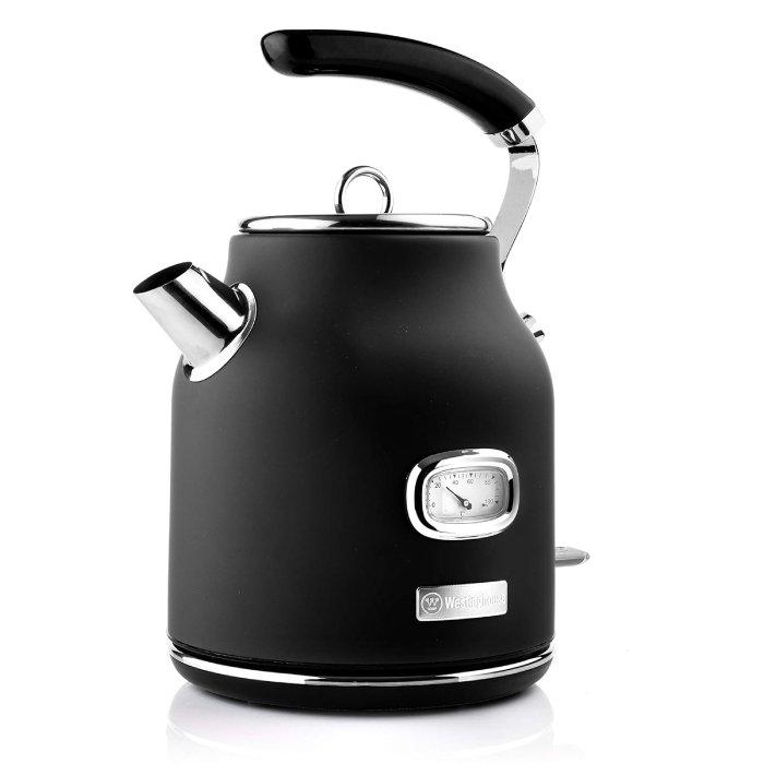 Westinghouse - Retro Series Electric Kettle 1.7L - Black