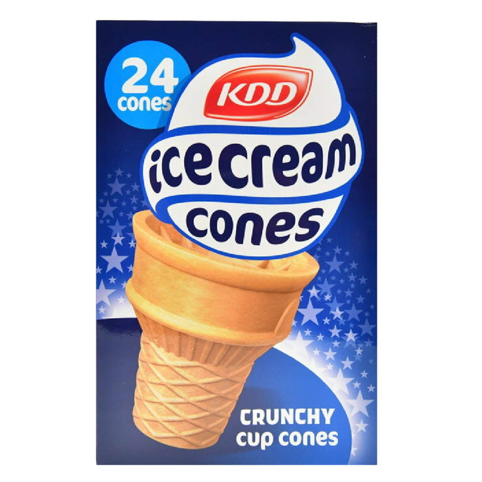 Kdd - Crunchy Cup Cones for Ice Cream 24 Cups