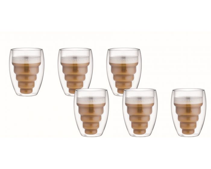 Aramoro - Coffee Borosilicate Double Wall glass cup | أرامورو - اكواب القهوة الزجاجية مزدوجة الجدار من البورسليكات