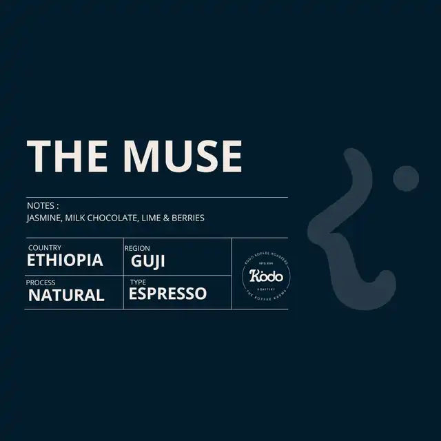 KODO Roastery-THE MUSE Ethiopia 250 g Espresso preparation