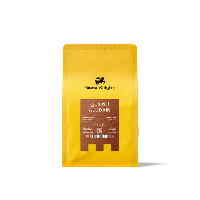 Black Knight - Aludain Yemen Natural 250 g Filter & Espresso Preparations
