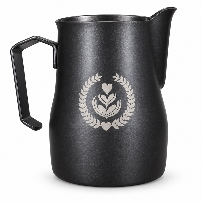 MUVNA Espresso Milk Frothing Pitcher 350ml – Black| بيتشر تبخير الحليب MUVNA سعة 350 مل – اسود