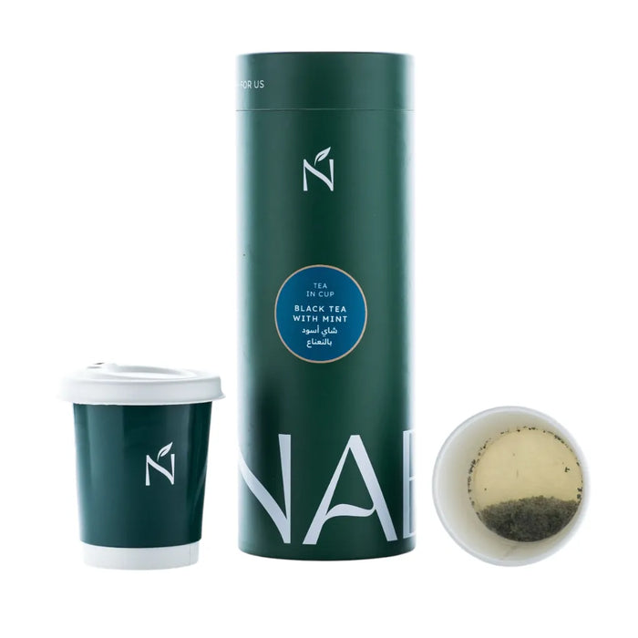 Nabta Black Tea with Mint – Instant Tea (6 Cups)