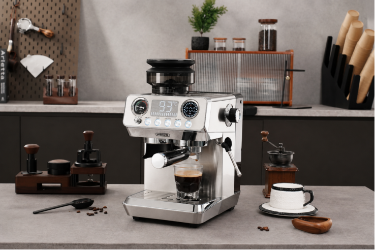 HiBREW H7 Lite All-in-One Espresso Machine with Built-In Grinder