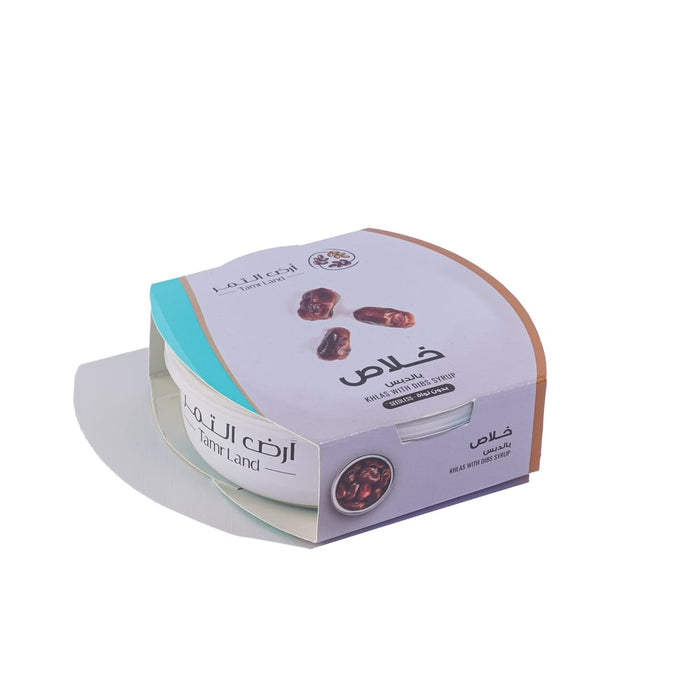 TAMER LAND - Dates with pitted almonds with molasses| بالدبس ارض التمر - تمر خلاص باللوز بالدبس منزوع النوى