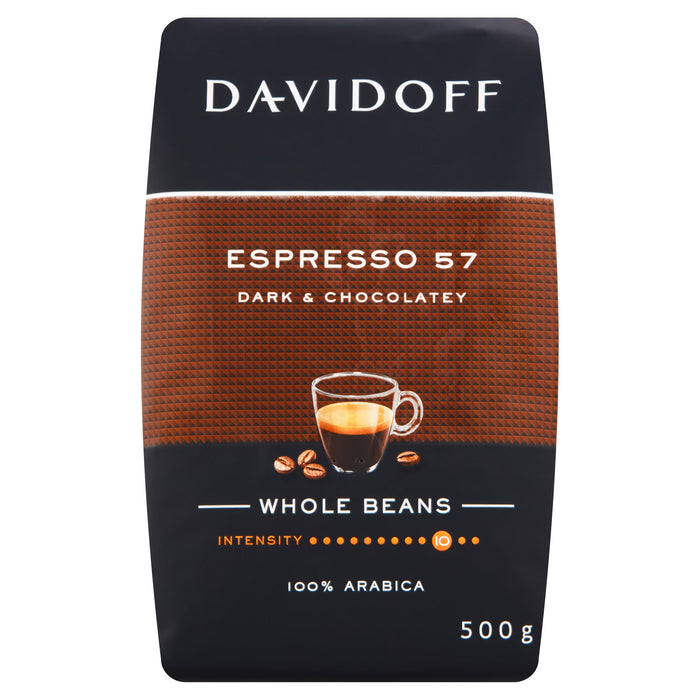 Davidoff - Espresso Whole Beans Dark & Chocolatey 500 g | دافيدوف - حبوب اسبريسو كاملة داكنة وشوكولاتية 500 جرام