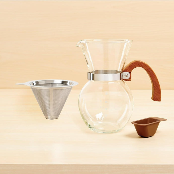 Norpro - Pour Over Coffee Maker With S/Steel Filter 650ml |  نوربرو - صانعة القهوة مع فلتر