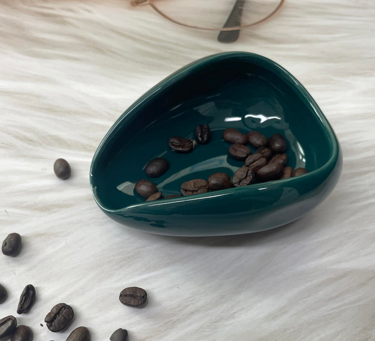 Mibru Ceramic Coffee Dosing plate green